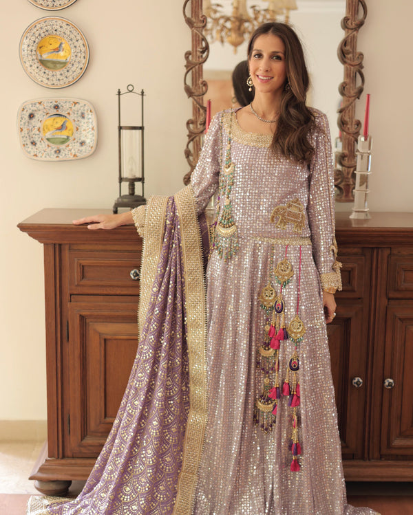 Lilac Lehenga