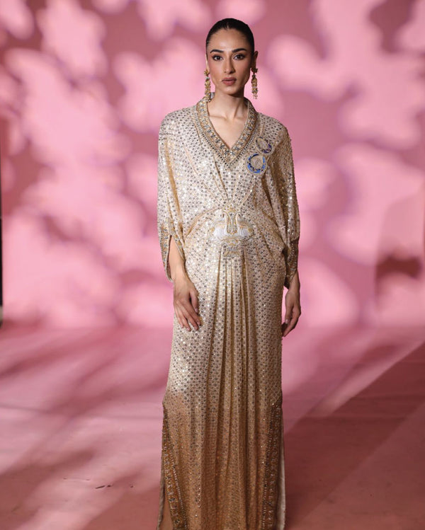 Gold Shimmer Kaftan