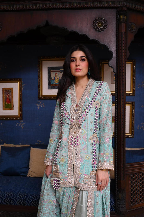 Light Sky Blue Multi